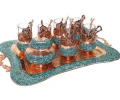 Handmade Turquoise Inlay Dishes – Various Models & Sizes - 2